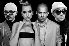 J. BALVIN, DUA LIPA, BAD BUNNY and TAINY