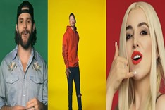 Thomas Rhett, Kane Brown and Ava Max