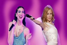 Kylie Minogue and Dua Lipa