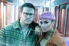 Sam Fischer and Demi Lavato